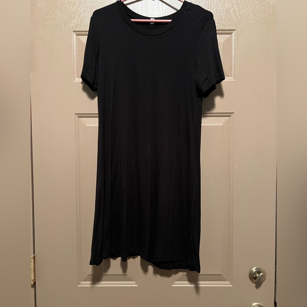 Black cotton dress size medium